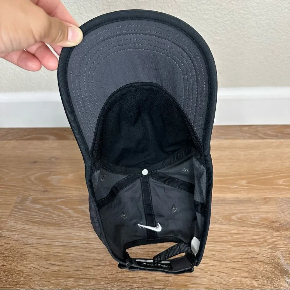 Nike Golf Tiger Woods Black Gray Adjustable Hat